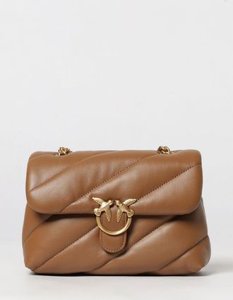 Pinko Mini borsa a spalla Classic Love Bag Puff in nappa matelass&eacute; con logo
