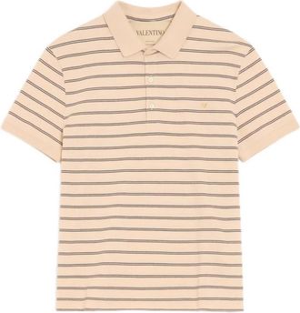 Valentino Garavani Polo Shirts - Heren - Polos - Beige - XL - Tops