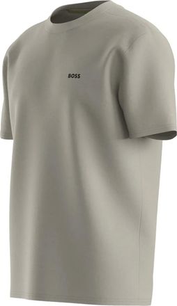 BOSS logo T-shirt - men - Cotton/Elastane - M - Grey