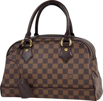 Louis Vuitton Brown Damier Canvas Handbag Tote Bag (Pre-Owned)