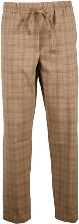 Marella Broeken, Dames, Bruin, M, Wol, Sport Pantalone