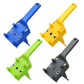 OEM Localizador De Agujeros Rectos Para Carpinter&iacute;a, Juego De 4 Piezas, Perforador De Pl&aacute;stico Abs, Perforador Manual Para Conexiones De Tableros