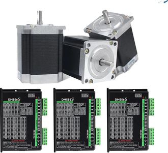 OEM Motor Paso A Paso, Par De Retenci&oacute;n De 270 Oz-in, Dimensiones 57 Mm X 57 Mm X 76 Mm, Corriente 3 A, &Aacute;ngulo De Paso 1,8 Grados, Bif&aacute;sico