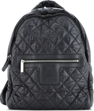 Chanel Coco Cocoon Quilted Nylon Large backpack - Zwart