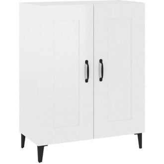 vidaXL Sideboard High Gloss White 69.5x34x90 cm Engineered Wood Vidaxl