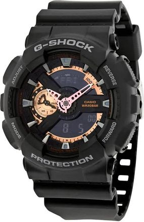 Casio G-Shock Black Dial Resin Mens Watch GA110RG-1A
