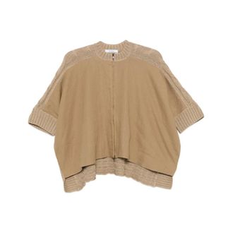 Max Mara Light Jackets, female, Beige, Size: M Sweater Max Mara