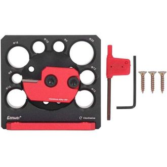 OEM M&aacute;quina Para Fabricar Espigas, M&aacute;quina Ajustable De Aleaci&oacute;n De Aluminio, 8 Orificios, Taladro El&eacute;ctrico, Fresado De Madera Maciza, V&aacute;stago Redondo, H