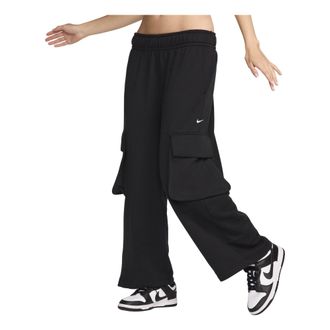 Nike (WMNS) Nike Sportswear Low Rise Oversized French Terry Pants Asia Sizing Black FV7513-010