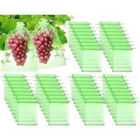 OEM 100 Bolsas Protectoras Para Frutas, Uvas Y Jard&iacute;n, De Organza Con Cord&oacute;n, Para Proteger Contra Avispas, 7x9 Cm