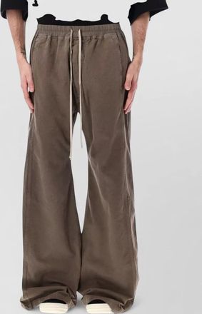 Rick Owens wide leg canvas modular trousers