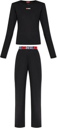 Diesel Mujer, Pijama, Negro, Talla: M
