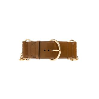 Chlo&eacute; Belts, female, Brown, Size: M Camera Chain Belt