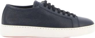 Santoni Hombre, Zapatos, Azul, Talla: 42 1/2 EU