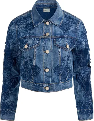 Alice & Olivia Alice + Olivia geborduurd spijkerjack