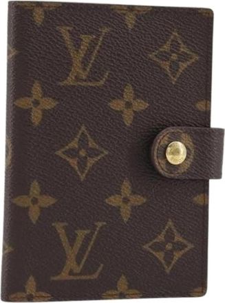 Louis Vuitton Pre-owned Day Planner Cover - Dames - Vintage Accessoires - Bruin - ONE Size - Vintage