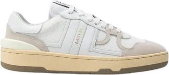 Lanvin Low Top Leather Sneakers, Brand Size 35 (US Size 4)