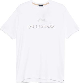 Paul & Shark Logo-print Cotton T-shirt