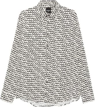 Patrizia Pepe Casual Shirts - Heren - Casual Overhemden - Veelkleurig - 2XL - Overhemden