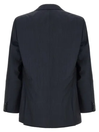 Brioni Mens Blue Wool Blazer Clothing