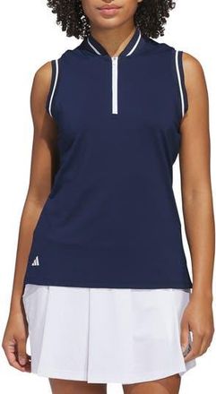 adidas Golf Ultimate 365 Sleeveless Golf Half Zip Top in Collegiate Navy/White at Nordstrom Rack, Size X-Large