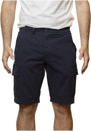 Censured Korte Broeken, Heren, Blauw, L, Katoen, Bermuda Cargo Stretch