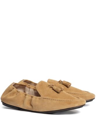 Alberta Ferretti tassel detail loafers - Neutrals