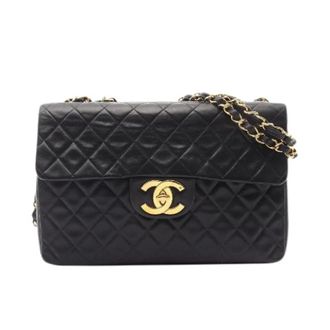 Chanel Pre-owned Deauville Lambskin Schoudertas - Dames - Pre-owned - Zwart - Maat: ONE Size Leer