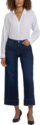 NYDJ Nydj Teresa Midnight Breeze Wide Leg Jean