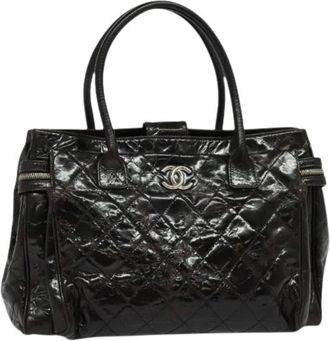 Chanel Pre-owned Handbags, female, Brown, Size: ONE SIZE Pre-owned Vintage Leather Handbag