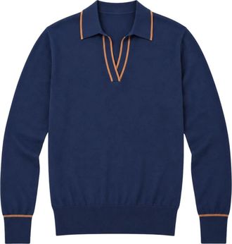 KANGRA Raffinata Polo - Dames - Polos - Blauw - L - Wol - Tops