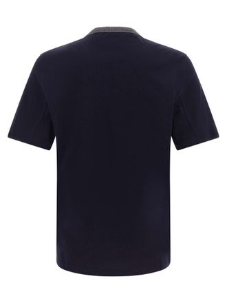 Brunello Cucinelli Solomei Athletic Club Print T-shirt - Navy