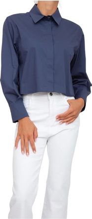 Marella Mujer, Blusas y Camisas, Azul, Talla: S