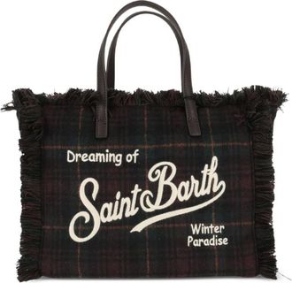 MC2 Saint Barth Colette Tote Bag - Dames - Tassen - Bruin - Maat: ONE Size Wol