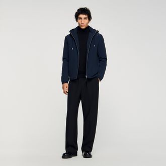 Sandro Zip-up hooded jacket