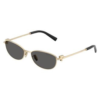 Tiffany & Co. Ovalen Zonnebril - unisex - Zonnebrillen - Geel - 56 MM - Accessoires