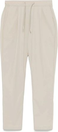 Herno Tapered Trousers, female, Beige, Size: S Tapered Track Pants