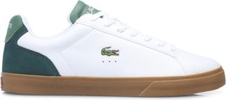 Lacoste Mens Lerond Pro Trainers in White Canvas - Size UK 10