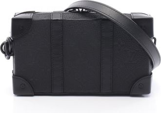 Louis Vuitton Taurillon Black Monogram Noir Leather Shoulder Bag (Pre-Owned)