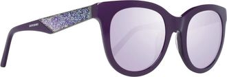 Swarovski Cat Eye Acetaat Zonnebril - Dames - Zonnebrillen - Paars - ONE Size - Accessoires