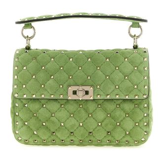 Valentino Garavani Rockstud Spike Medium Shoulder Bag - female - Valentino Garavani - Handbags - Green - ONE SIZE - Bags