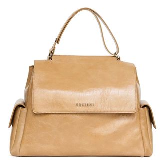 Orciani Sveva M Shoulder Bag - female - Orciani - Handbags - Beige - ONE SIZE - Bags