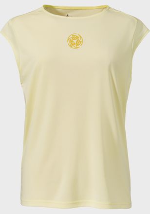 Sch&ouml;ffel Funktionsshirt SCH&Ouml;FFEL Urban CIRC T Shirt Style Baguio WMS, Damen, Gr. 36, gelb (5105, gelb), Oberstoff: 100% Polyester, Rundhals, Shirts Funktionssh