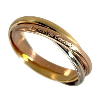Cartier Pink Gold White Gold Yellow Gold Yellow Gold (18K) Pink Gold (18K) White Gold (18K) Band Ring (Pre-Owned)