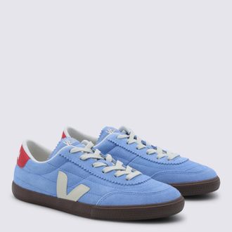Veja Colour-Block Canvas Sneaker - Blue