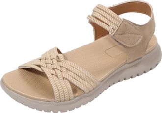 Generic Orthopedic Sandals Women Casual Wide Fit Sandal Open Toe Lightweight Comfortable Breathable Stylish Flat Sandals with Arch Support Summer Beach