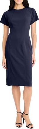 Maggy London Short Sleeve Sheath Dress in Navy Blazer at Nordstrom Rack, Size 18 (Similar To 16W)