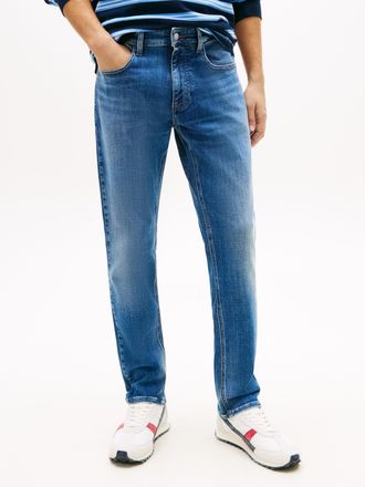 Tommy Jeans Slim-fit-Jeans TOMMY JEANS SCANTON, Herren, Gr. 30, L&auml;nge 30, denim medium, Denim/Jeans, Obermaterial: 95% Baumwolle, 3% Elastomultiester, 2% sonstige