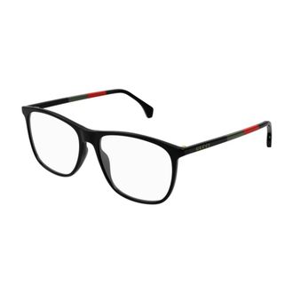 Gucci Rectangle Glasses - unisex - Gucci - Glasses - Black - 55 MM - Accessories