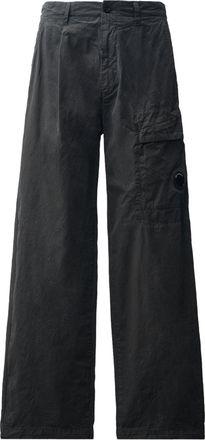 C.P. Company Boxy Pleated Wide-Leg Cargo Pants